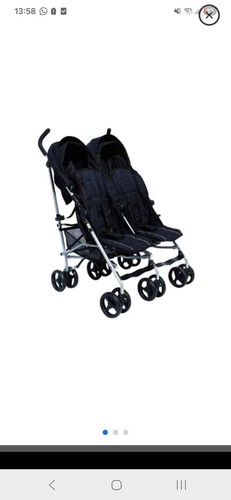 Poussette canne double tex - double,