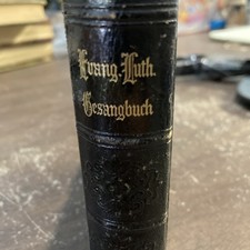 1872 rare  German Hymnal  Evang. Luth. Gefangbuch 