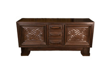 Solid Oak Sideboard by André Le Picard 1950