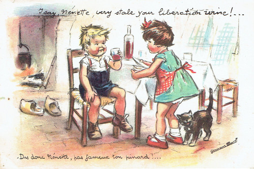 Cpa germaine bouret dis - germaine,