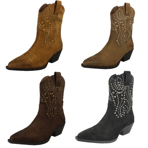 Bottes cowboy talon bas - cowboy,