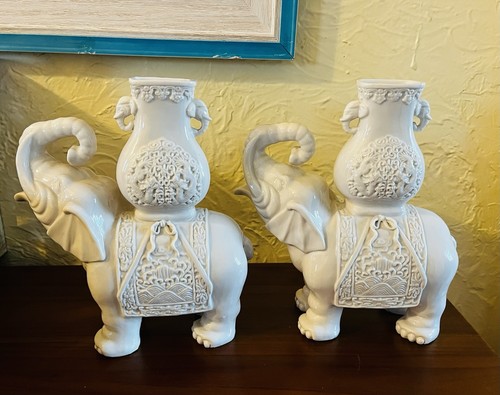 Pair vintage blanc chine - pair,