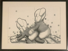 Sérigraphie originale sérigraphiée KAWS ED85 - ARTOMATIC 2002 COA Art Print e...
