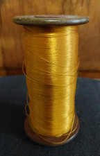 Bobine bois ancienne SAM fil