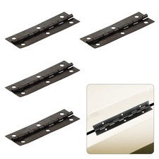 Lot de 4 charnières de boîte robustes 180 degrés pour armoires et meubles vin