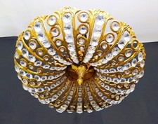 Lustre en bronze et larmes de