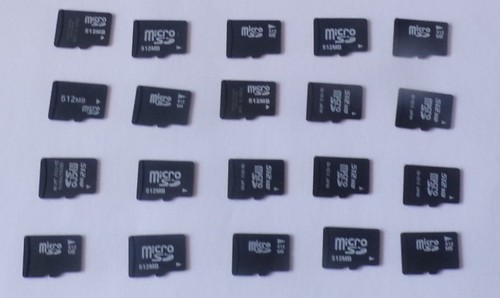 Lot cartes mémoire - lot,