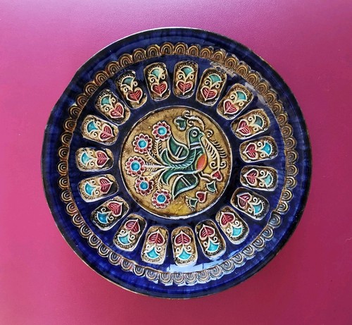 Assiette faience émaillée - assiette,