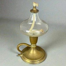 Lampes à huile vintage laiton