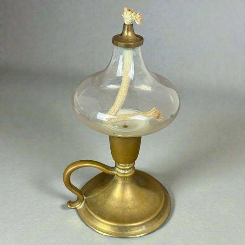 Lampes huile vintage laiton - huile,