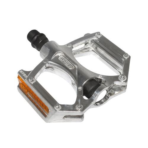 Pedale vtt descente alu argent