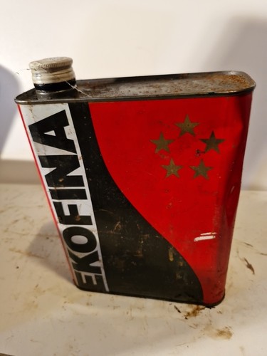 Ancien bidon huile - ancien, fina