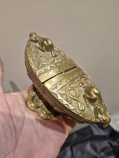 VIDE POCHE EN BRONZE DECOR AUX LEVRIERS ET A LA CROIX 