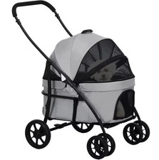 Poussette Chien Chat 2-en-1