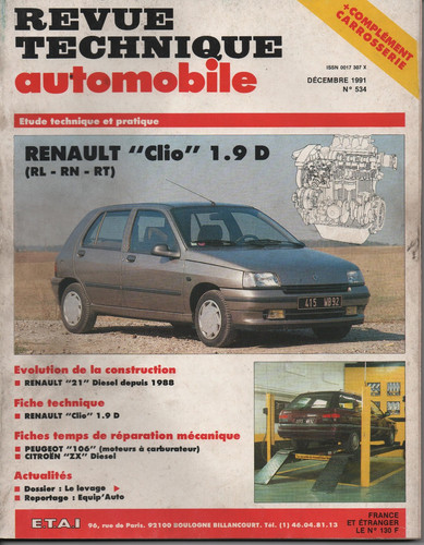 Renault clio moteurs diesel - 1,