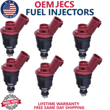 x6 GENUINE JECS FUEL INJECTORS FOR 1993 1994 1995 1996 Nissan 300ZX 3.0L #A46-00