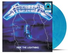 METALLICA Ride The Lightning LP Vinyle Bleu Couleur Edition Limitee USA NEUF