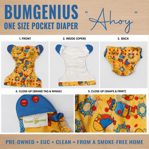 Bumgenius ahoy cloth - bumgenius,