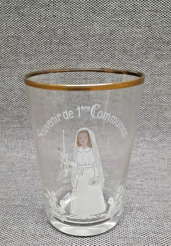 Ancien verre souvenir 1 - ancien,