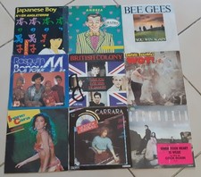 Lot de 50 disques vinyles 45