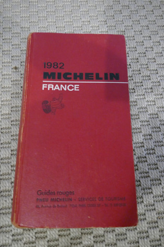Guide michelin france 1982 - france,