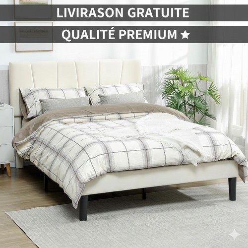 Cadre lit double 140x190cm - cadre,