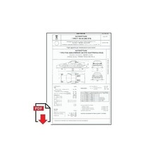 1982 Ferrari 308 GTS Quattrovalvole homologation certificate (Certificato di omo