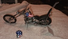 Franklin Mint Easy Rider Chopper, early edition with numbered license plate