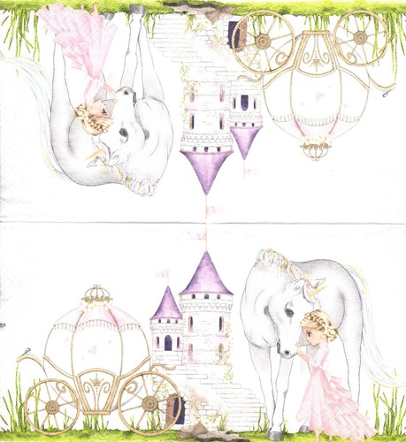 Serviettes papier château - en,