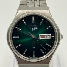 Montre SEIKO QUARTZ QT verte