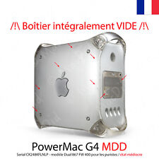 PowerMac G4 MDD Dual 867 FW 400 - Boitier intégralement VIDE  - état médiocre