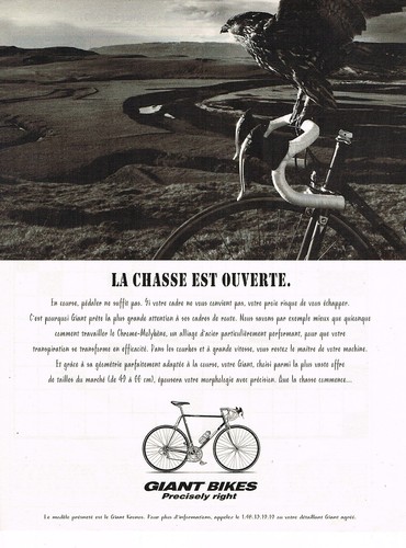 Publicite 1994 giant bikes - ,