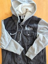 Vintage-Style Beatles, Abbey Road Black Denim with fleece arms, size M Jacket!