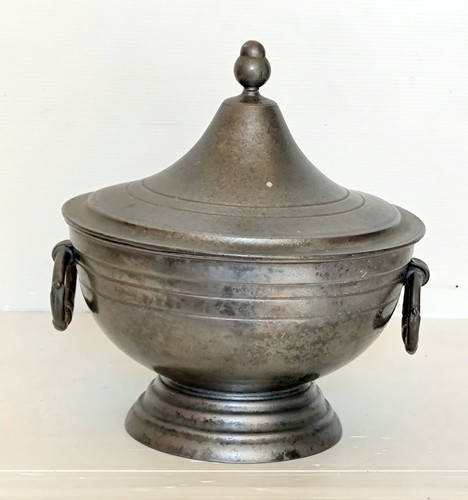 Soupiere legumier etain - soupiere,