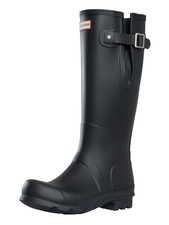 Hunter Pour des hommes Bottes hautes réglables en caoutchouc Downpour, Bleu