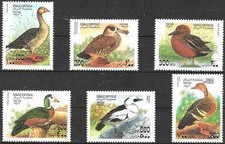Timbres Oiseaux Somalie ** -