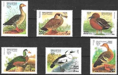 Timbres oiseaux somalie - timbres, **