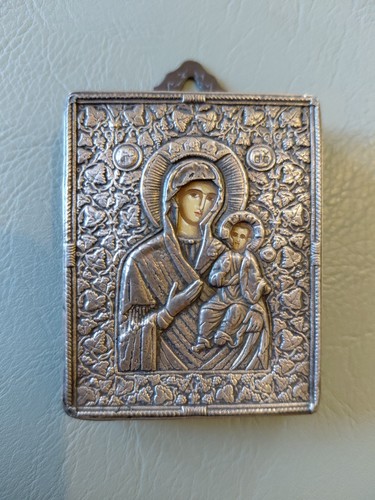 Petite icone byzantine argent - byzantine,