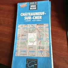 carte ign Chateauneuf-sur-cher