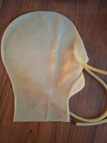 Cagoule latex - cagoule, avec