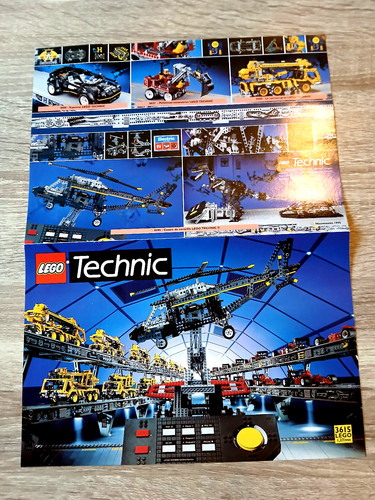 Lego technic pub flyer - flyer, 1995
