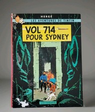 🇫🇷 BD Tintin Vol 714 pour Sydney – B37- EO 1968 2ème tirage / ancienne édition