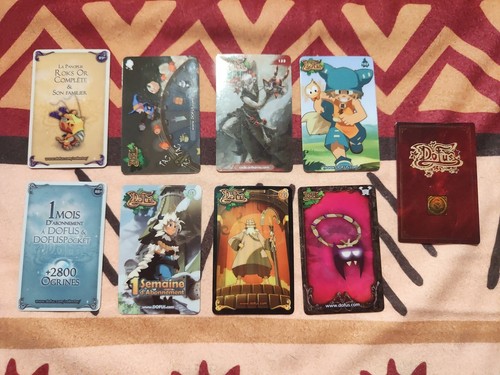Lot cartes loterie dofus - lot,