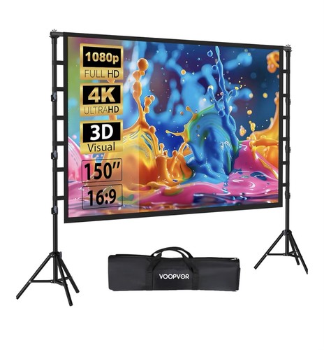Voopvor écran projecteur - voopvor, 150"