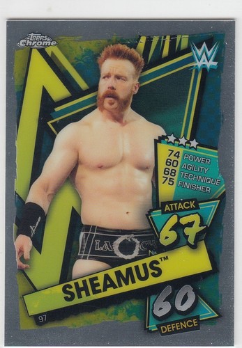 Sheamus 2021 topps chrome - sheamus,