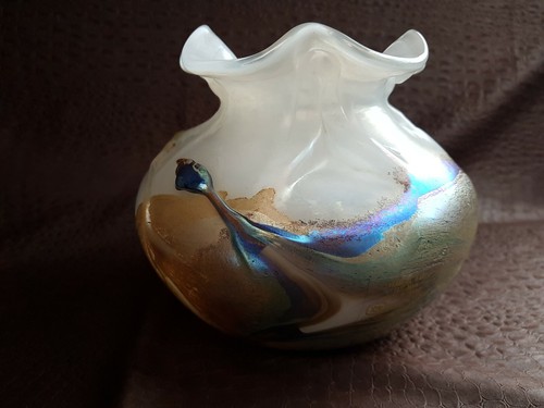 Sublime très lourd vase - et,