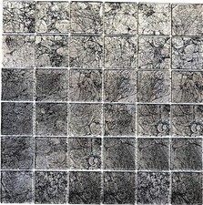 Mosaïque Uni Noir Structure