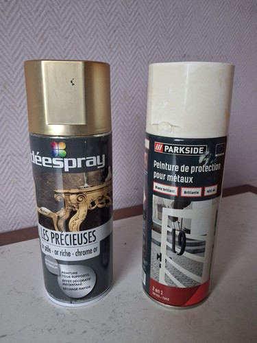 Bombes peinture blanc et - bombes, de