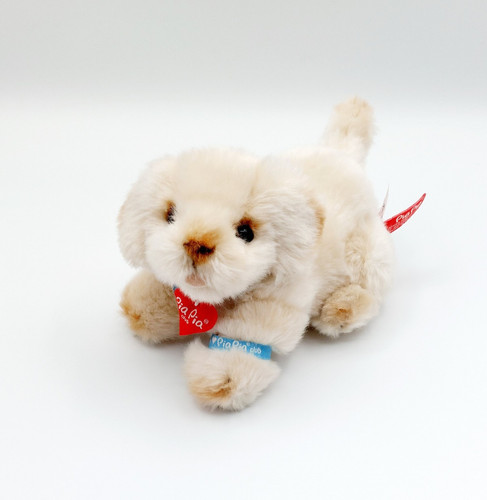 Petite peluche chien - , beige