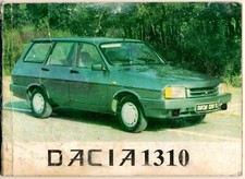 Romania Dacia 1310 Car Service Manual Renault 12 Gordini 